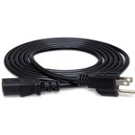 Hosa Power Cord - 18 AWG - IEC C13 to NEMA 5-15P