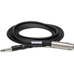 Hosa Unbalanced Interconnect Cable - XLR3F to 1/4" TS - 5ft
