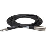 Hosa Balanced Interconnect Cable - 1/4" TRS to XLR3M - 5ft