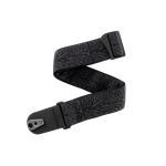 D'Addario Pad Lock Guitar Strap - Lightning Black