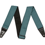 Fender Houndstooth Jacquard Strap - Teal