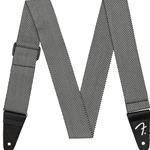 Fender Modern Tweed Guitar Strap - White / Black