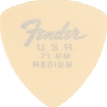 Fender Dura-Tone Delrin 346 Shape Picks - White, Medium 12-Pack