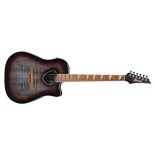 The Music Shoppe - Ibanez Altstar ALT30FM Acoustic Guitar - Red