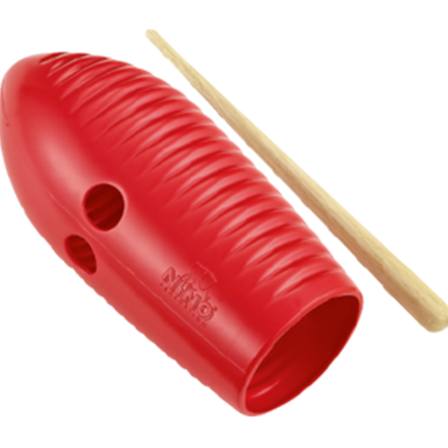 The Music Shoppe Meinl NINO Mini Guiro w Scraper NINO581R