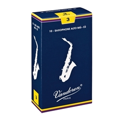 Vandoren Alto Sax Traditional Reeds, Box/10