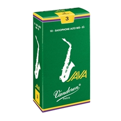 Vandoren Java Alto Sax Reeds, Box/10 SR26