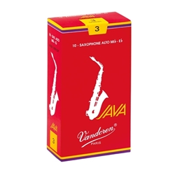 Vandoren Java Red Alto Sax Reeds, Box/10 SR26R