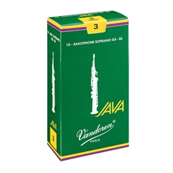 Vandoren Java Soprano Sax Reeds, Box/10 SR30