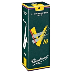 Vandoren V16 Tenor Sax Reeds, Box/5 SR72