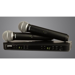 Shure BLX288/PG58 Wireless Dual Vocal Microphone System