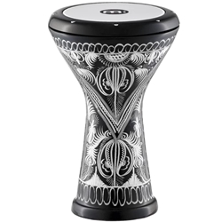 Meinl 8.5" Aluminum Engraved Doumbek w/ Synthetic Head