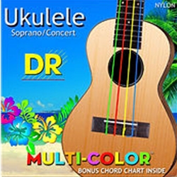 DR Strings Multi-Color Soprano/Concert Ukulele Strings