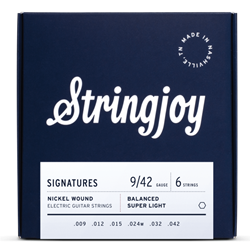 Stringjoy Signatures Balanced Super Light Guage (9-42) Nickel Wound Guitar Strings