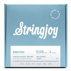 Stringjoy Orbiters Balanced Super Light Guage (10-48) Coated Nickel Wound Guitar Strings