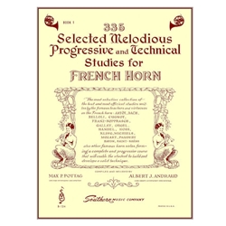 335 Selected Melodious Progressive & Technical Studies for Horn