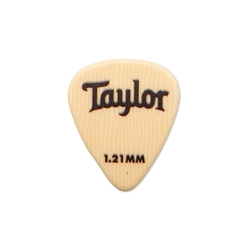 Taylor Premium DarkTone Ivoroid 351 Guitar Picks - 1.21mm, 6-Pack