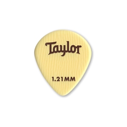 Taylor Premium DarkTone Ivoroid 651 Guitar Picks - 1.21mm, 6-Pack