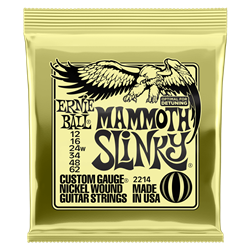 Ernie Ball Mammoth Slinky Electric Guitar Strings w/ Wound G - 12-62