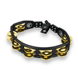 LP Cyclops Mountable Tambourine - Black, Brass Jingles