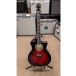Used Taylor 614CE Acoustic/Electric Guitar - Black Cherry Burst