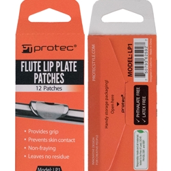 Protec Flute Lip Plate Patches - 12 Pack