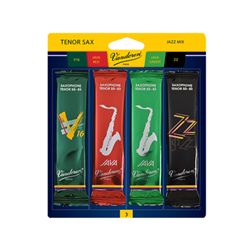 Vandoren Tenor Sax Jazz Mix Reed Card SRMIXT