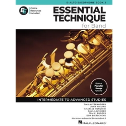 
							Image of Essential Technique for Band with EEi - Intermediate to Advanced Studies - Alto Saxophone
