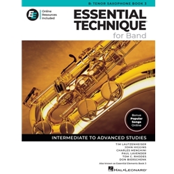 
							Image of Essential Technique for Band with EEi - Intermediate to Advanced Studies - Tenor Saxophone