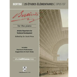 Image of Bertini: 25 Etudes Elementaires, Opus 137