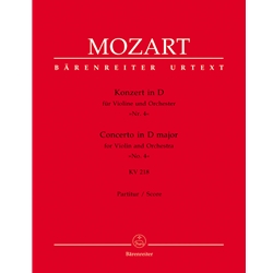 
							Image of Violin Concerto # 4 In D K. 218