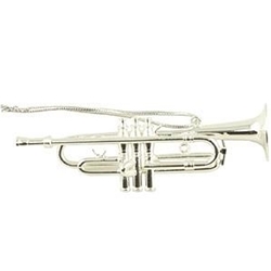 Image of Silver Trumpet Ornament