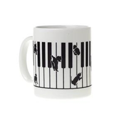 Image of Kittens on Keys Mug