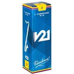 Vandoren V21 Bass Clarinet Reeds, Box/5 CR82