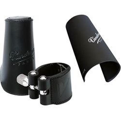 Vandoren Leather Clarinet Ligature & Cap LC21P