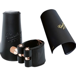 Vandoren Leather Bari Sax Ligature & Cap LC29P