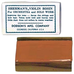 Dodson Sherman's Light Violin and Viola Rosin