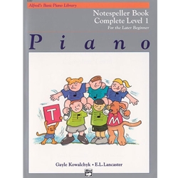 Alfred's Basic Piano Library: Notespeller Book Complete 1 (1A/1B)