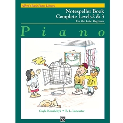 Alfred's Basic Piano Library: Notespeller Book Complete 2 & 3