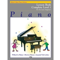 Alfred's Basic Piano Library: Lesson Book Complete Level 1 for The Later Beginner (1A/1B)