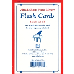 Alfred's Basic Piano Library: Flash Cards - Level 1A & 1B