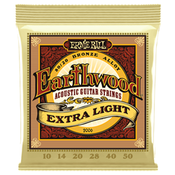 Ernie Ball Earthwood 80/20 Bronze Acoustic Strings EBEW80/20