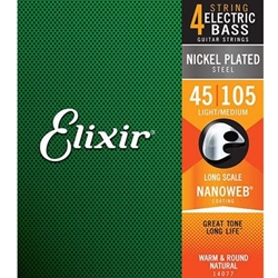 Elixir Bass Nanoweb Nickel Plated BASSNANONICKEL