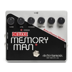 Electro-Harmonix Deluxe Memory Man Analog Delay / Chorus / Vibrato Effect Pedal