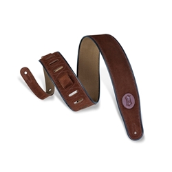 Levy's Signature Series Suede Guitar Strap MSS3-BRN