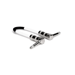 Guitar Patch Cable, Hosa Right-angle to Same, 6 in CPE106