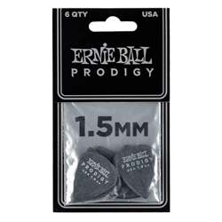 Ernie Ball 1.5mm Black Standard Prodigy Picks 6-pack EB9199