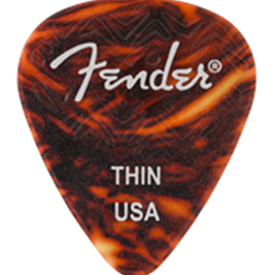 Fender Wavelength Celluloid Picks Thin (6PK) 1983351100
