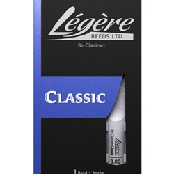 Legere Classic Plastic Reed for Clarinet - Standard Cut