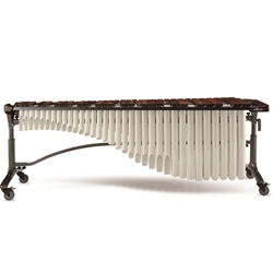 Majestic Reflection Series 5.0 Octave Rosewood Bar Concert Marimba w/ White Resonators M850HW